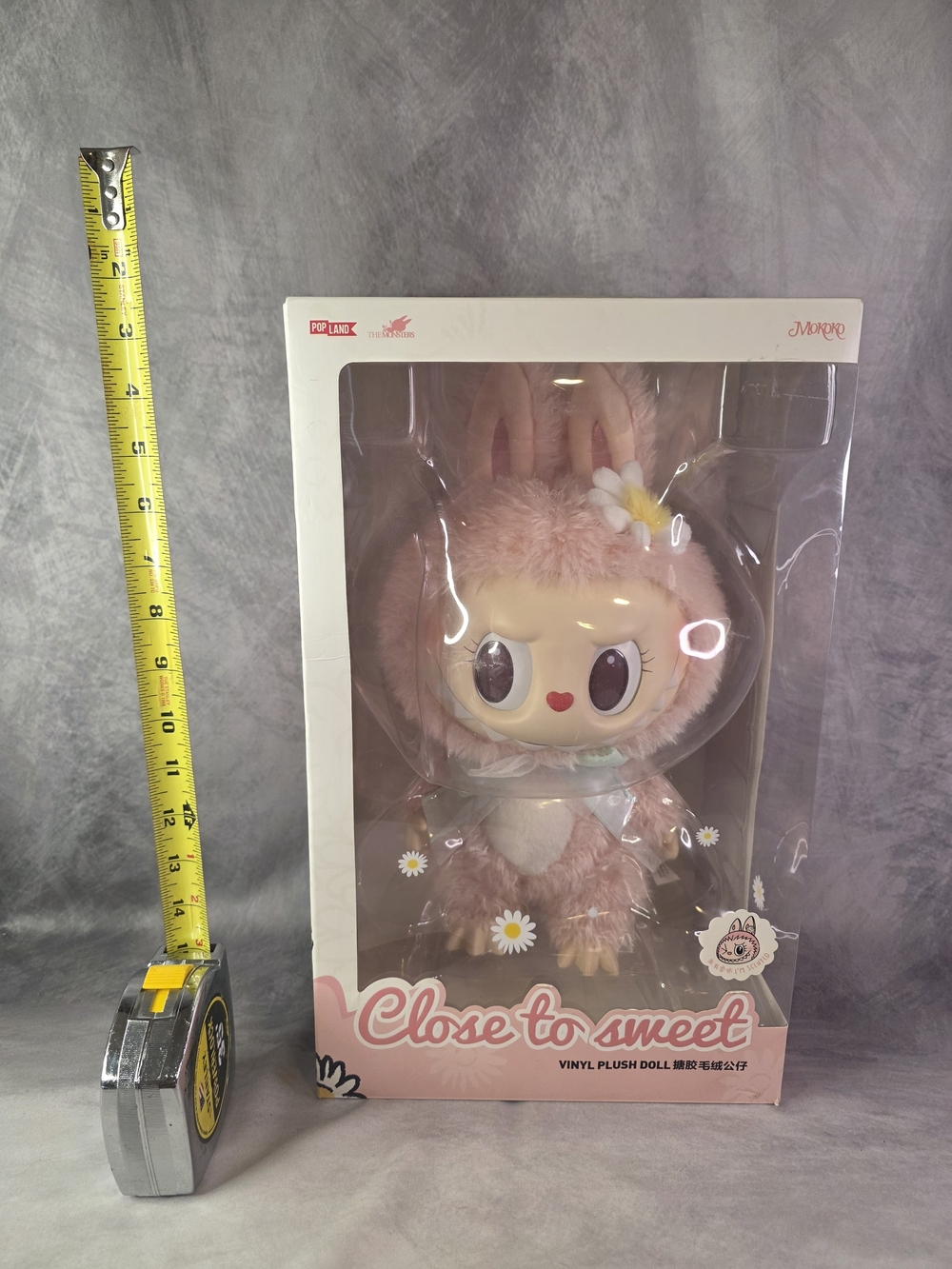 Pop Mart Labubu Mokoko Close To Sweet Vinly Plush Doll